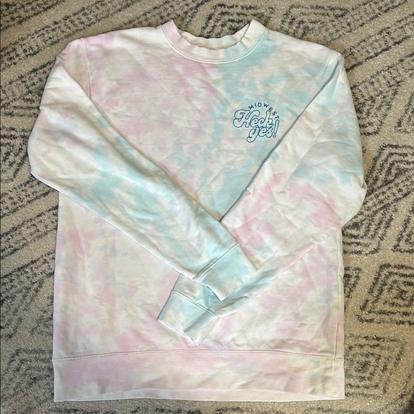 Tops - Midwest tye dye sweatshirt